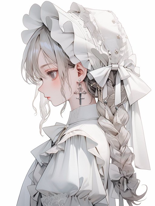「white bow」 illustration images(Popular｜RT&Fav:50)