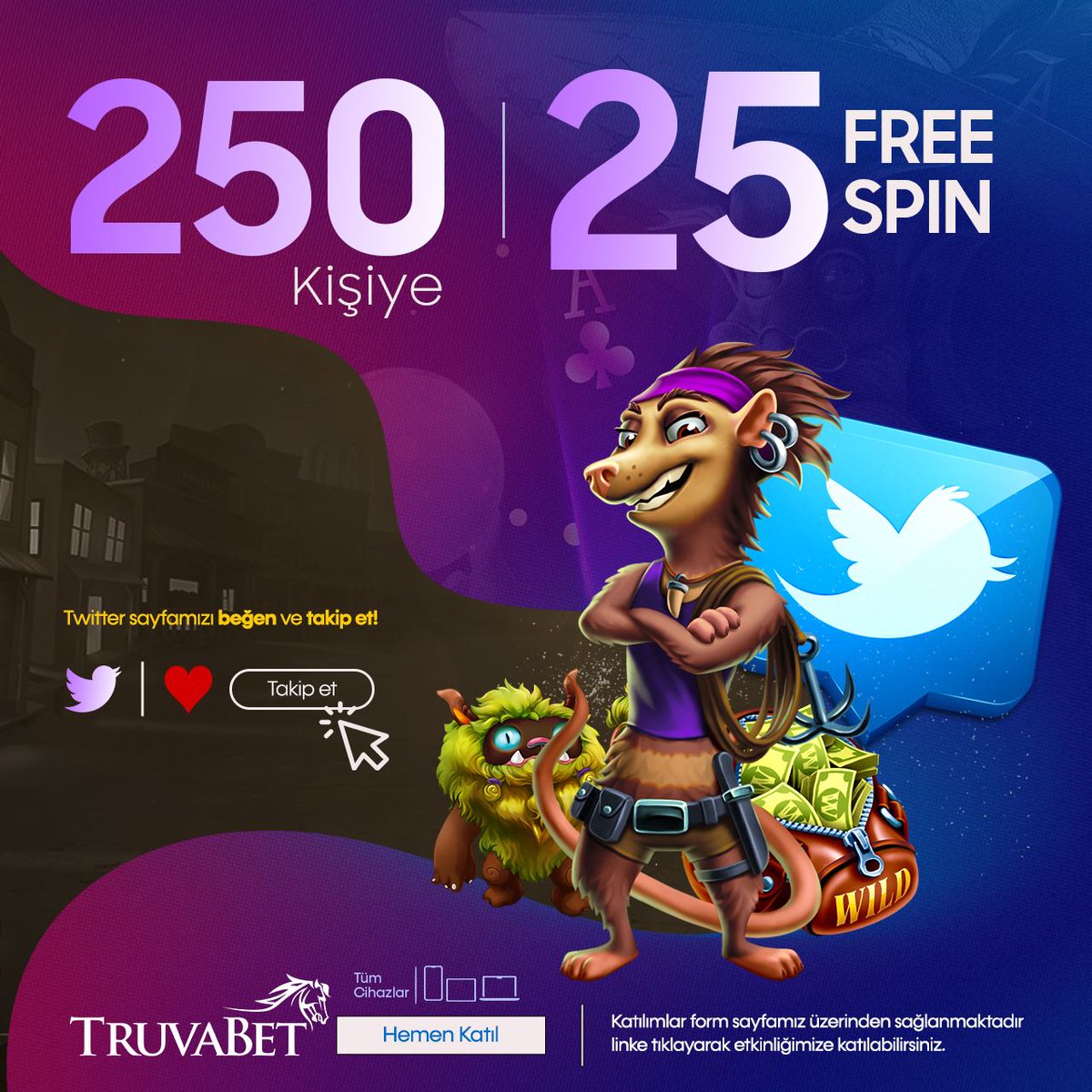 📢 250 Kişiye Sweet Bonanza Oyununda 25 FreeSpin #Truvabet'te
  
Katılmak Anket İçerisinde Yer Alan Kuralları Dikkatlice Okuyalım.

➡️Sayfayı Takip Etmeyi Unutmayın ❗️

➡️forms.gle/dYaYNLehr8XC4h…

#FreeSpins