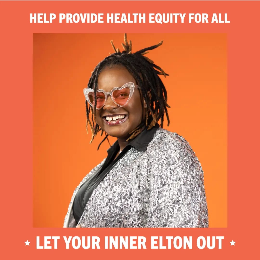 I'm proud to let my Inner Elton out to support the Elton John AIDS Foundation. Together, we can overcome stigma and help everyone achieve a healthy life. Join me and post a photo letting your #InnerElton out, and be sure to tag <a href="/ejaf/">Elton John AIDS Foundation</a>