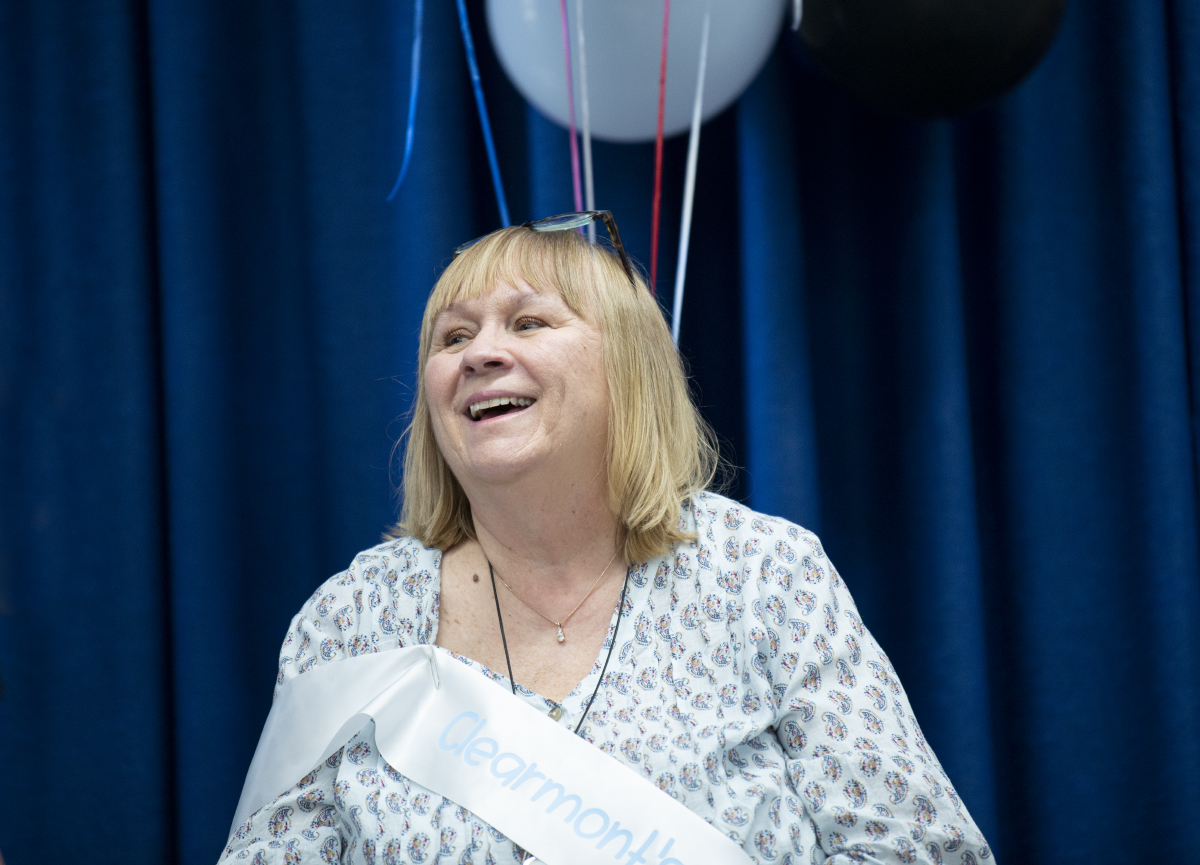On Friday, Clearmont Elementary celebrated a quarter-century of selfless giving.

Sue Liston has been volunteering at the school since her children were students, and the Eagles showed their appreciation with a special day in her honor! #D59Learns