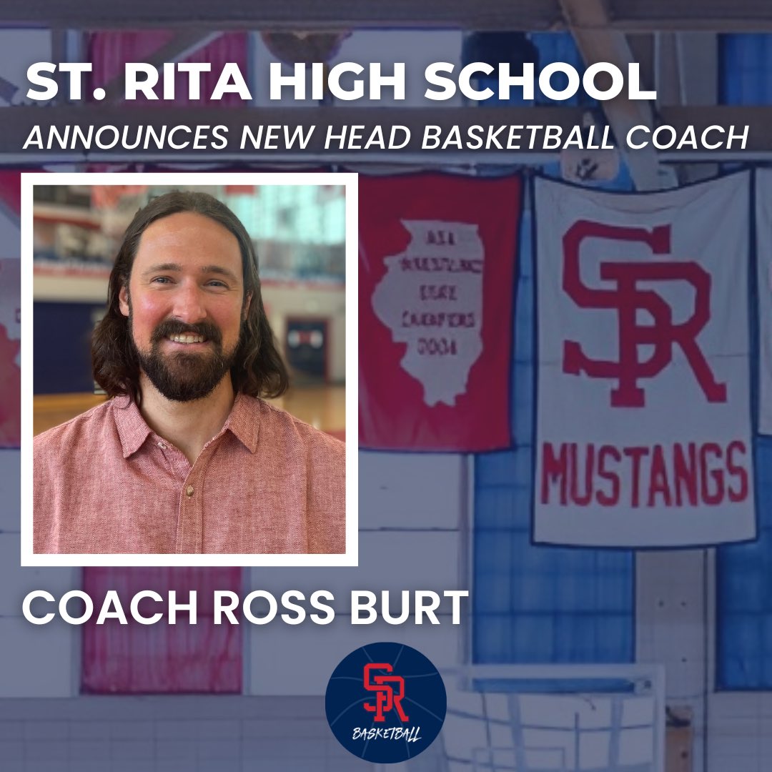 StRitaAthletics's tweet photo. We are excited to announce our new head basketball coach will be Ross Burt!

Burt brings over a decade of basketball coaching experience with Trinity University in San Antonio, TX and Walter Payton College Preparatory High School in Chicago.  

Read more: https://t.co/bnfk2XHglm https://t.co/a0jnreUUQT