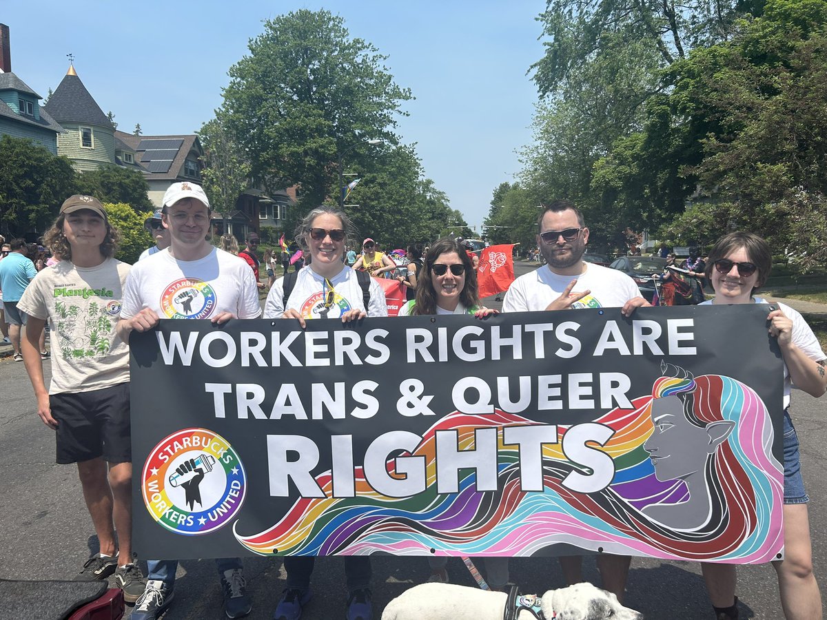 Michael Dolce can confirm that marching in Pride is one of the coolest things that he’s ever done. This time reminds us of the importance of advocacy and equal rights for all people. Queer rights are intrinsically tied to workers’ rights. Happy Pride everyone, we have work to do!