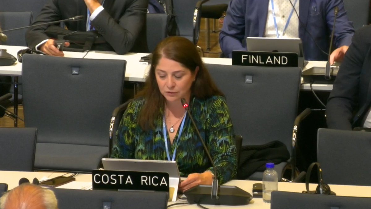 LossandDamage's tweet photo. Speaking for @AilacCC  at the opening plenary of the 2023 #BonnClimateConference (#SB58) #CostaRica 🇨🇷 highlights that  "#LossAndDamage finance must not undermine #Adaptation and #Mitigation finance and must come from new sources. It cannot be from humanitarian finance." https://t.co/BYaHeuJriQ