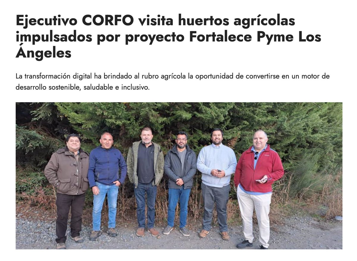 fortalecepyme's tweet photo. #FortalecePyme | ✅ Lee la nota completa en https://t.co/fI92p2Dvjh 🌾
Hace días visitó los huertos de Ginnette y Christian Piffaut, beneficiarios del programa, el ejecutivo nacional de CORFO, Daniel Rivero, quien apreció de primera mano el impacto positivo que ha tenido. https://t.co/t9hlceg1Na