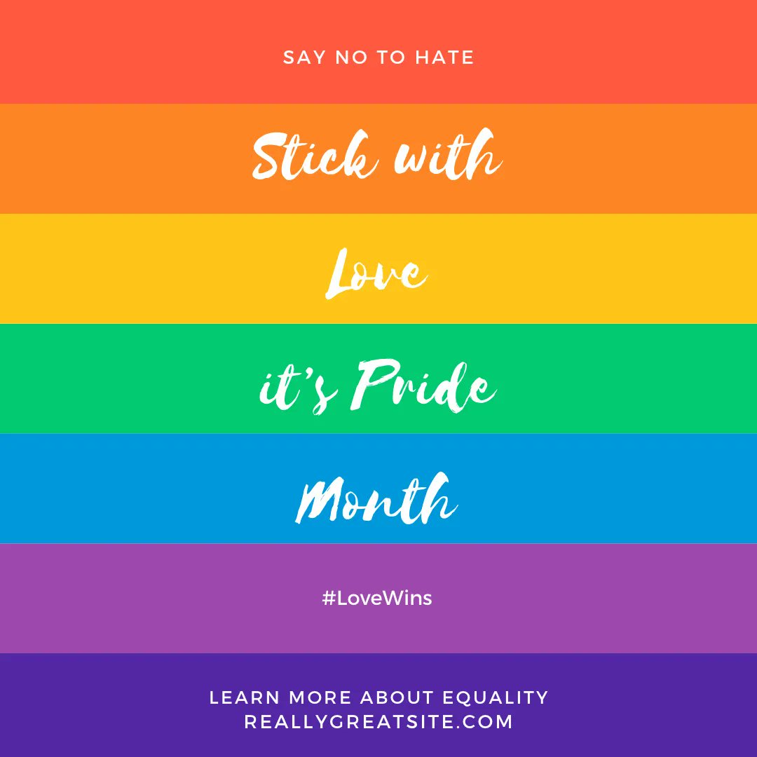 June it’s Pride Month!!! 🏳️‍🌈

#Lovewins #PrideMonth2023 #stickwithlove #saynotohate #acceptance #respect