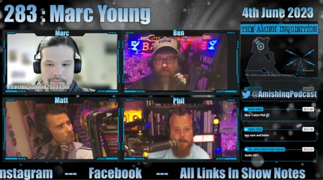 AmishInqPodcast's tweet photo. 🔵Analysing Armageddon - with @Marc_Young_90 : 283
Less than 2 weeks until @CosmicSummit23 @CosmicTusk
🔔Out Now👇
YouTube: https://t.co/4H0zKXLjDQ
Spotify: https://t.co/68YhyJvnAi
Get your Cosmic Summit tickets here: https://t.co/0bszBjbMUc
#youngerdryas #YDIH #cosmicsummit https://t.co/Qvm5nafVaw