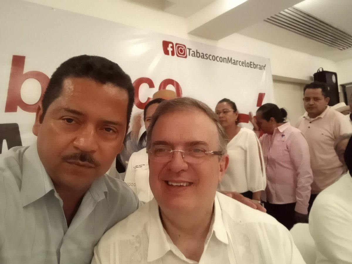 En Tacotalpa Tabasco..vamos con Marcelo Ebrard.. la mejor propuesta para gobernar México..