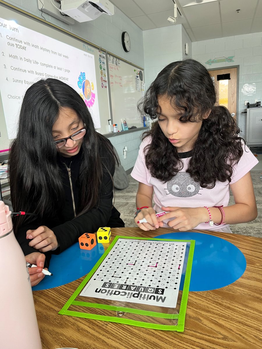 HyblaValley6th's tweet photo. Who will capture the most multiplication squares?! @HyblaValleyES #HyblaValleyHuskies https://t.co/zj7ZlsEgLu