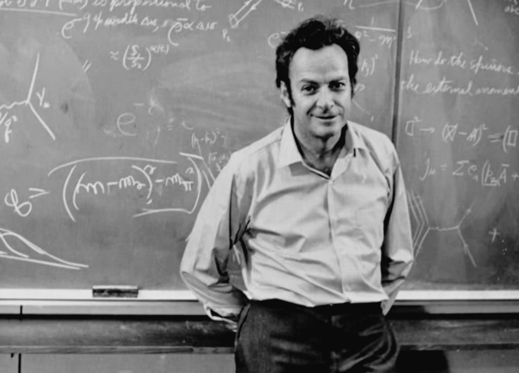 Feynman's Problem-solving algorithm: 

• Write down the problem.
• Think very hard.
• Write down the solution.
