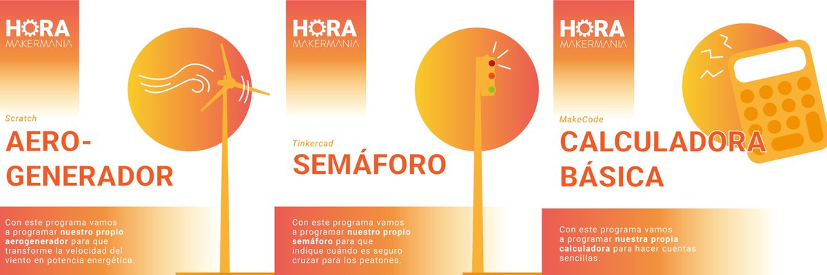 ¡Qué mejor que proyectos #STEAM para acabar este curso! Acerca la cultura #maker a tu clase para que todos puedan ser #programadores👩‍💻🧑‍💻 aprovechando su creatividad y conviertindo sus ideas en realidad.

¡Pide los proyectos! 👉 onx.la/3f0e2