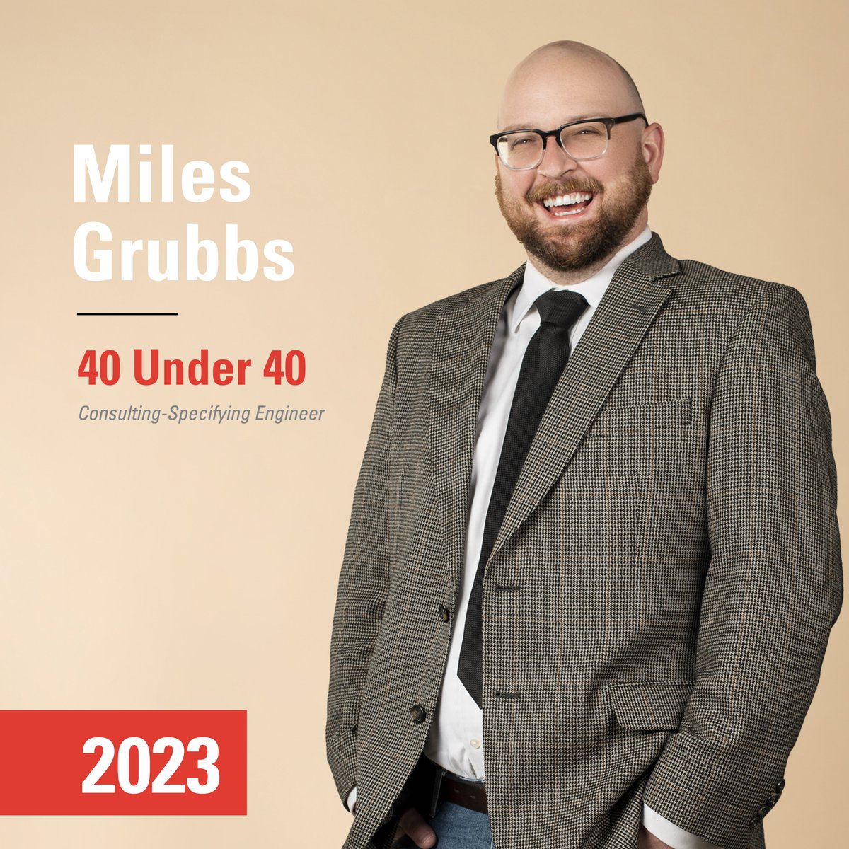Little (@littleonline) on Twitter photo Congratulations to Lead Mechanical Engineer Miles Grubbs on being named to Consulting-Specifying Engineer Magazine's (<a href="/CSEmag/">Consulting-Specifying Engineer Magazine</a> ) 40 Under 40 list for 2023! bit.ly/43G5unY
#engineer #40Under40 #leadership #csemag #thisislittletome Congratulations to Lead Mechanical Engineer Miles Grubbs on being named to Consulting-Specifying Engineer Magazine's (<a href="/CSEmag/">Consulting-Specifying Engineer Magazine</a> ) 40 Under 40 list for 2023! bit.ly/43G5unY
#engineer #40Under40 #leadership #csemag #thisislittletome
