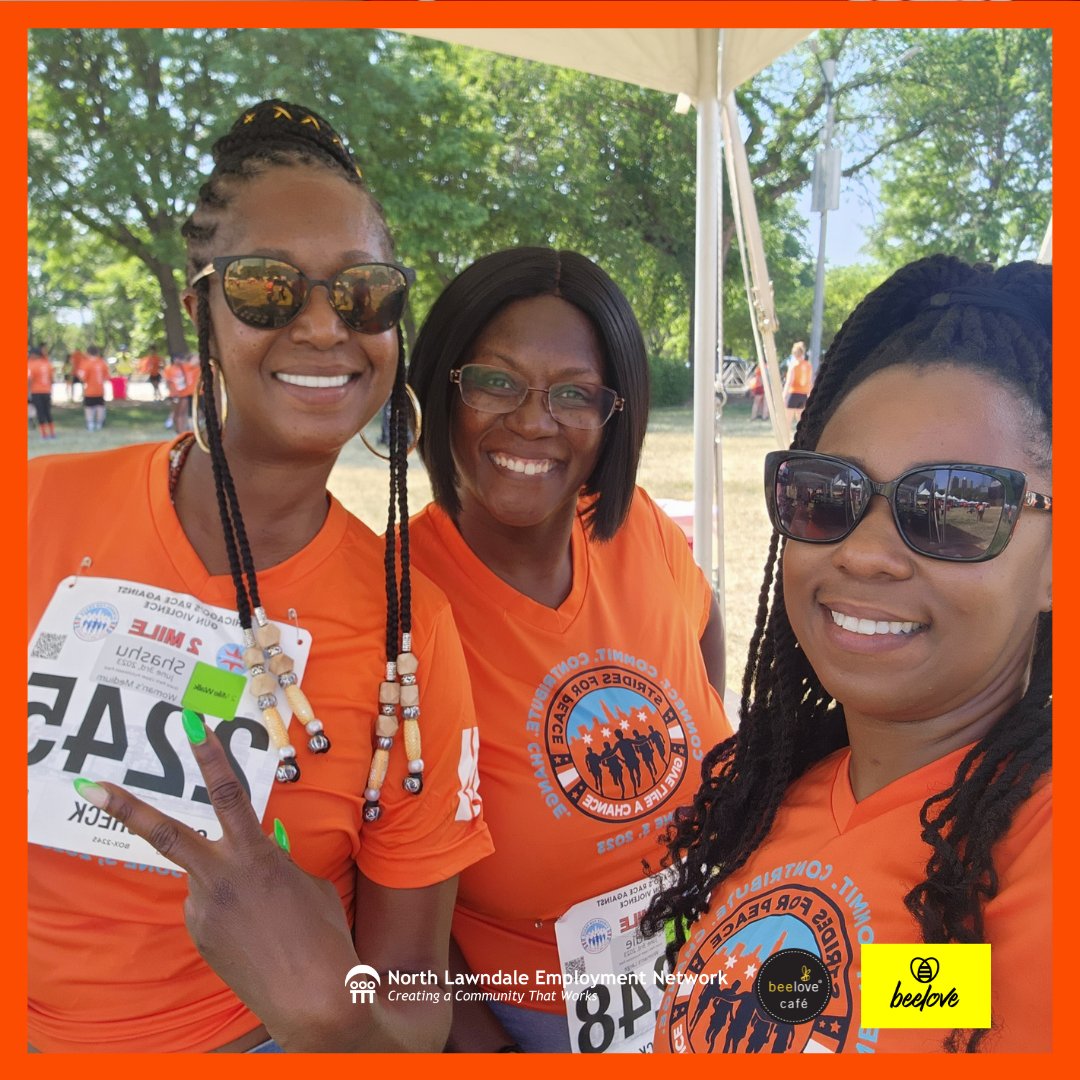 NLEN_Jobs's tweet photo. This weekend, NLEN staff participated in the .@StridesForPeace Race Against Gun Violence!
๐๐พโโ๏ธWe're still raising funds to support our gun violence rpevention efforts in #NorthLawndale--and beyond. Donate now through June 23rd: https://t.co/kuG48Ih7Z3 #RAGV #RAGV2023 https://t.co/LnzcMqIghv