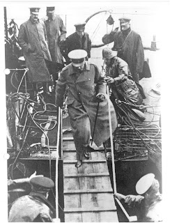 OrkneyLibrary's tweet photo. 117 years ago today on the 5th June 1916, HMS Hampshire hit a mine off Marwick Head in #Orkney and sank with the loss of 737 men, including Lord Kitchener who had been on his way to Russia. #otd 

You can read our Archive blog all about it here: https://t.co/bcvRjTBnrT https://t.co/t9evlIP0Qn