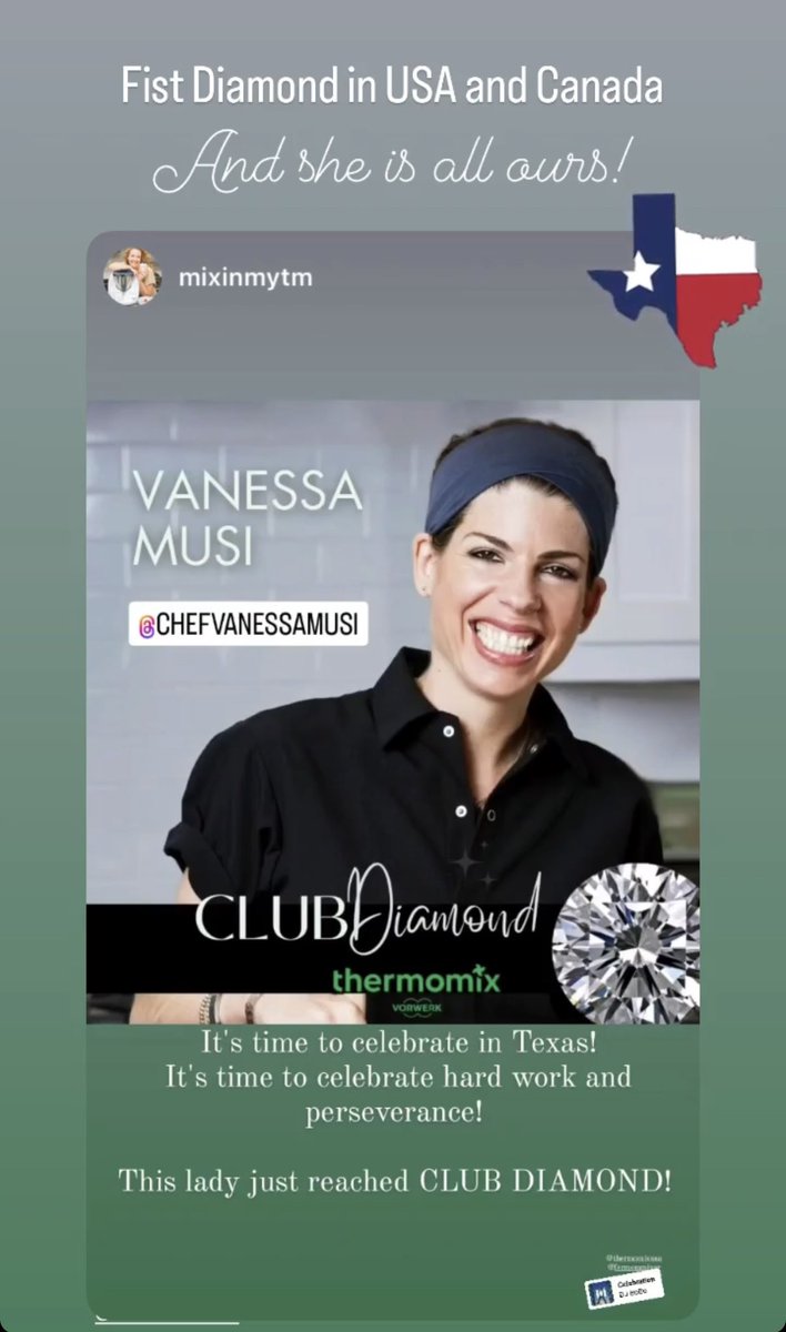 Un gran logro gracias a todos por su apoyo #thermomix <a href="/ThermomixUSA/">Thermomix USA</a> 💚🙏 a mis clientes divinos 🥰