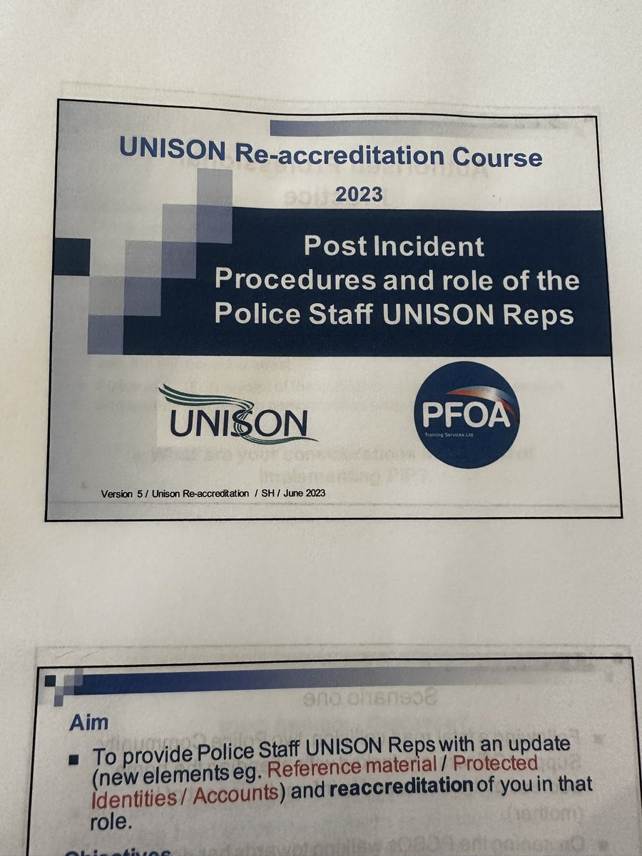 BranchSecWMP's tweet image. I’m in Bournemouth this week on my reaccreditation for Post Incident Procedure (PIP). UNISON Reps have to be specifically accredited to represent our members in this circumstance, to ensure the best possible support for our members’ #knowledgeupdate #supportingmembers #UNISON