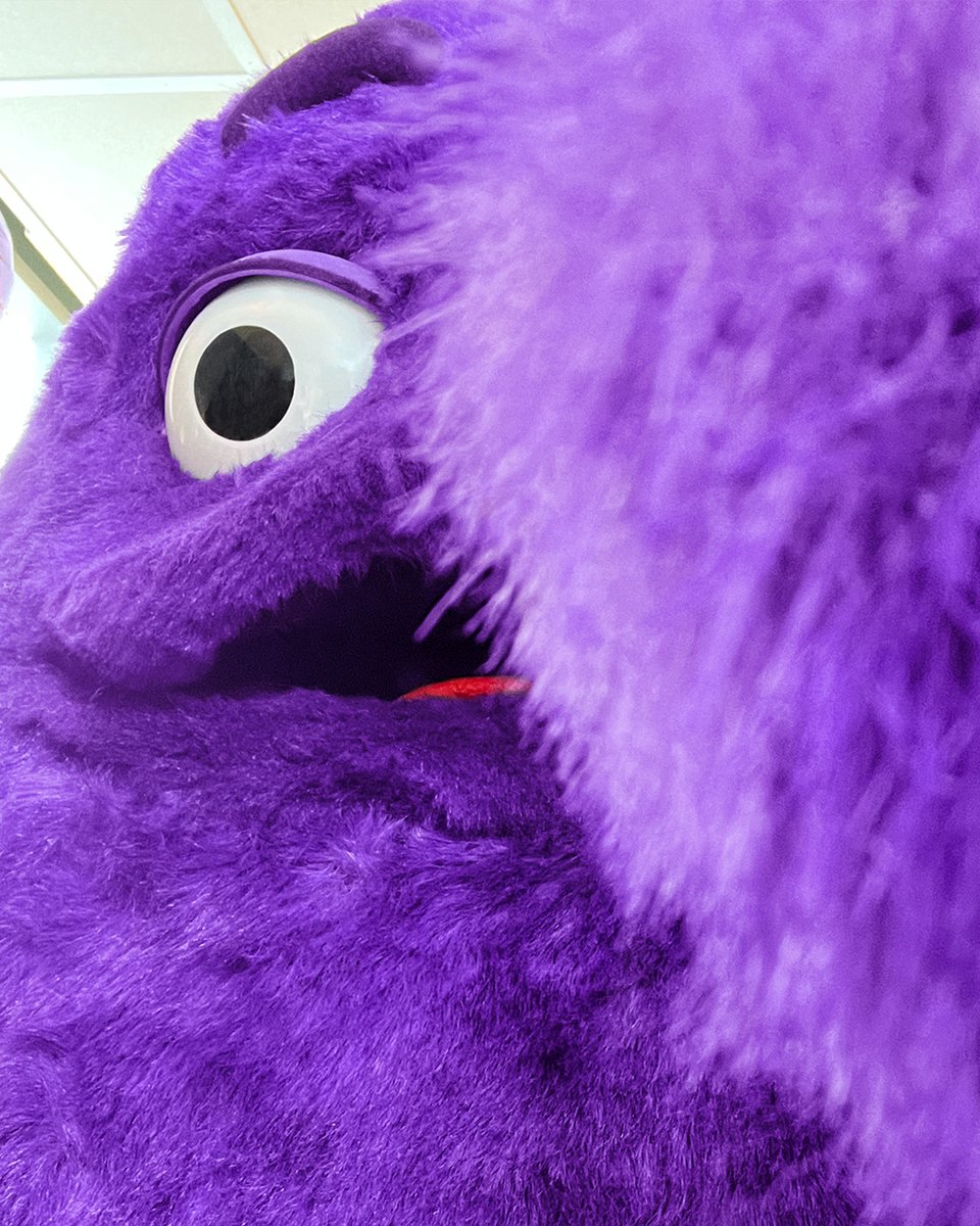 McDonalds's tweet image. it grimace i’m taking over