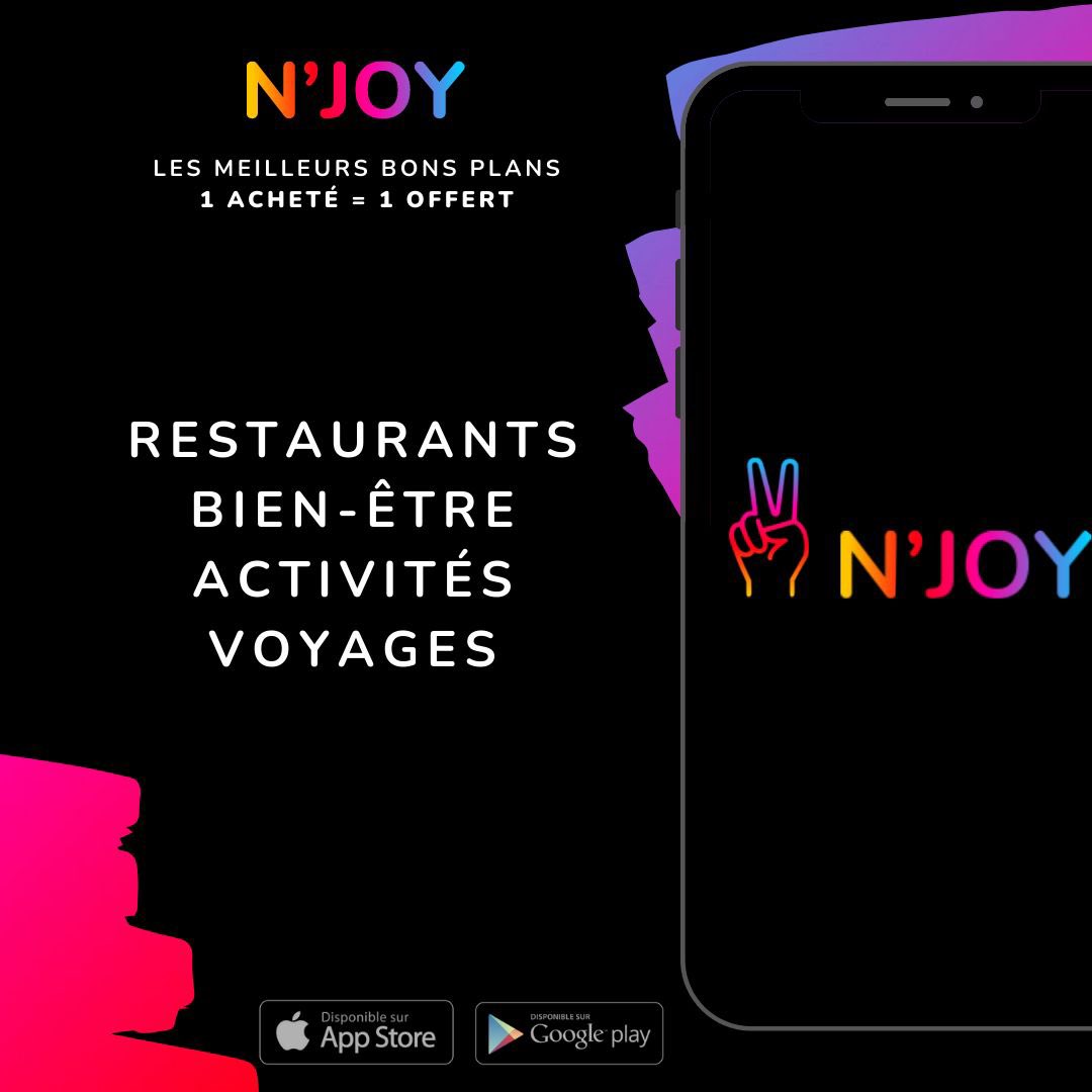 ASIB_Paris13's tweet photo. Salut les Asibiens 🧪
L’Asib est fière de vous présenter son partenariat avec l’application @njoy_app :

Le code promo « ASIB2023 » vous permet d’obtenir un abonnement annuel à 14,99€ au lieu de 49,99€ !
 
Téléchargez vite l’application 😉

L’équipe de l’ASIB 👩🏻‍💻 https://t.co/0Z0eNyzwQa