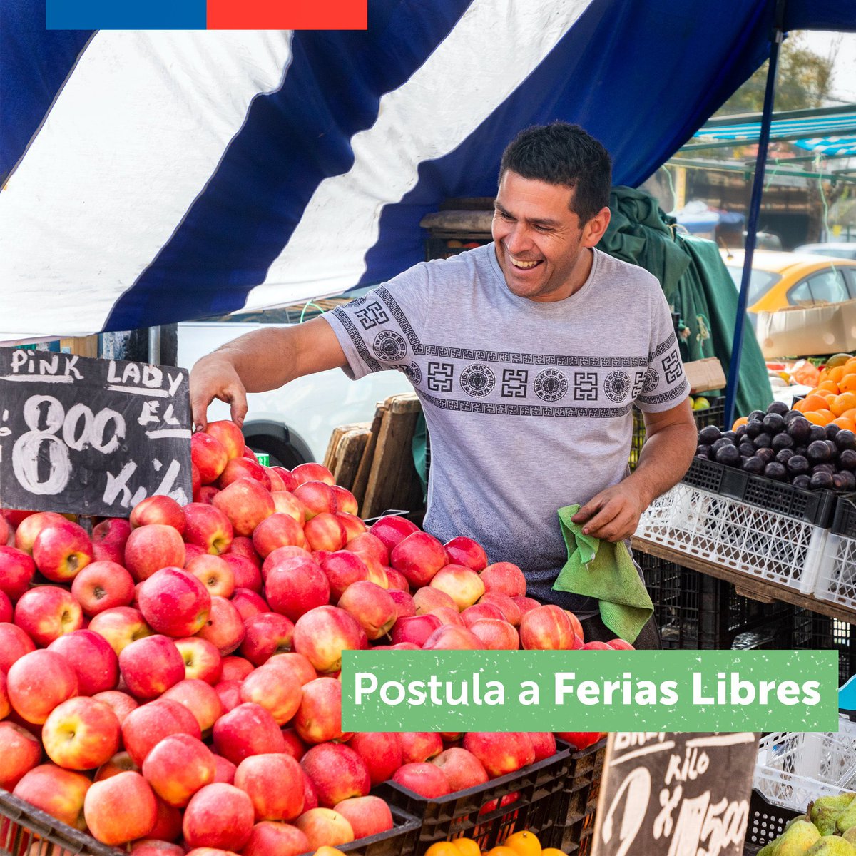 🍇Porque las #FeriasLibres son un rubro clave en la economía, lanzamos la convocatoria  #FeriasLibres2023 con el que esperamos beneficiar a 146 ferias libres a lo largo del país.

🥑 Postula en sercotec.cl hasta el 7 de julio a las 15:00 hrs.