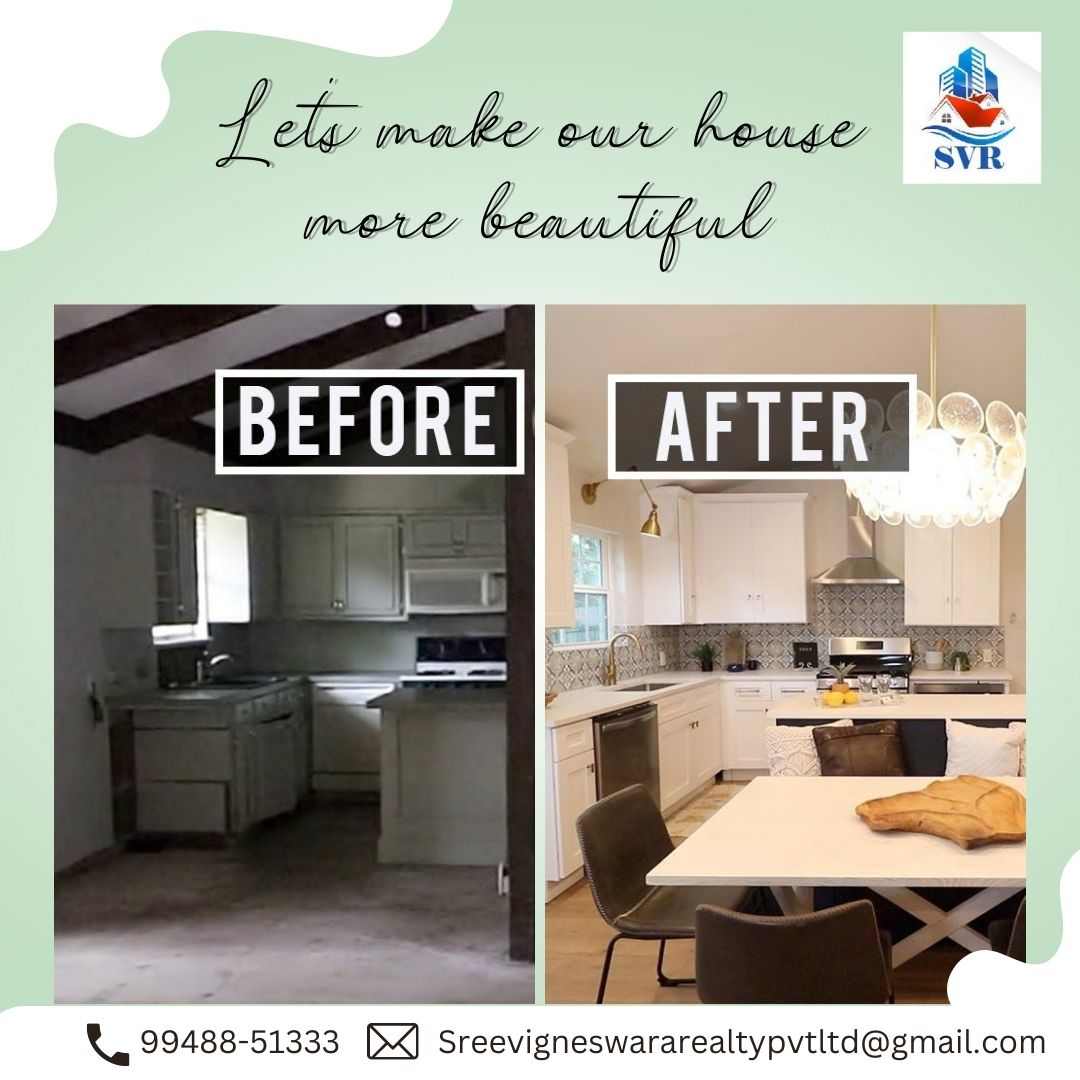 Looking to transform your living space? Create a cozy and comfortable home that you love with #SreeVighneswaraRealtyPvtLtd.

#housegoals #housetransfermation #digilite360 #hyderabadrealestate #realestateinhyderabad #houseforsale #interiordesign #interiordesigntips #houseinterior