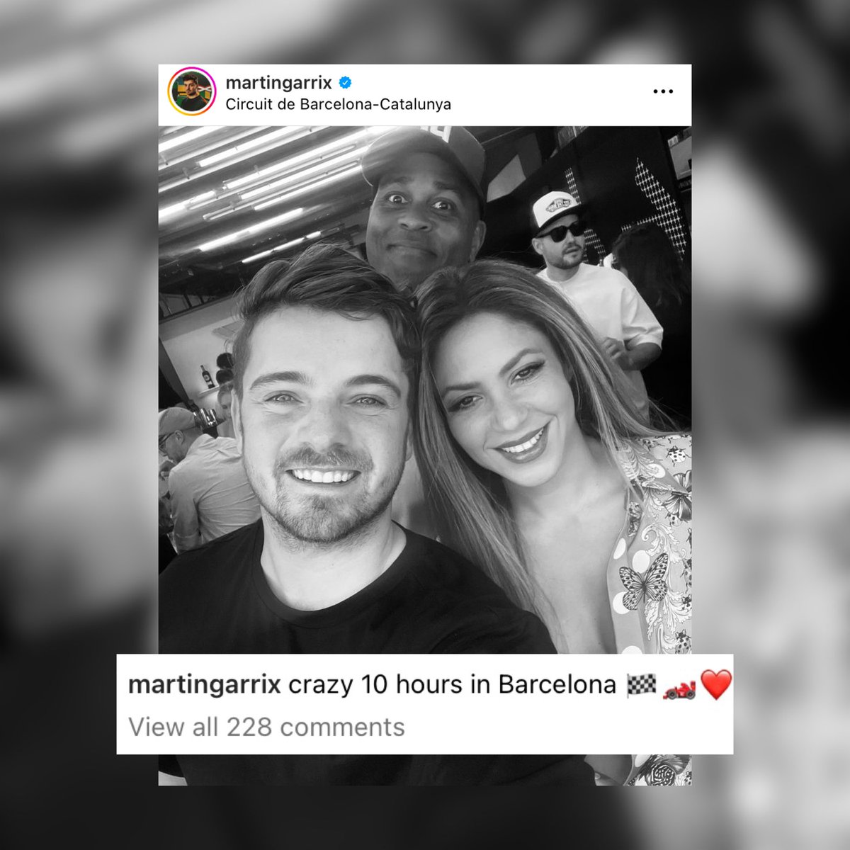 shakirastuff fan account on Twitter "📱 DJ Martin Garrix posted a