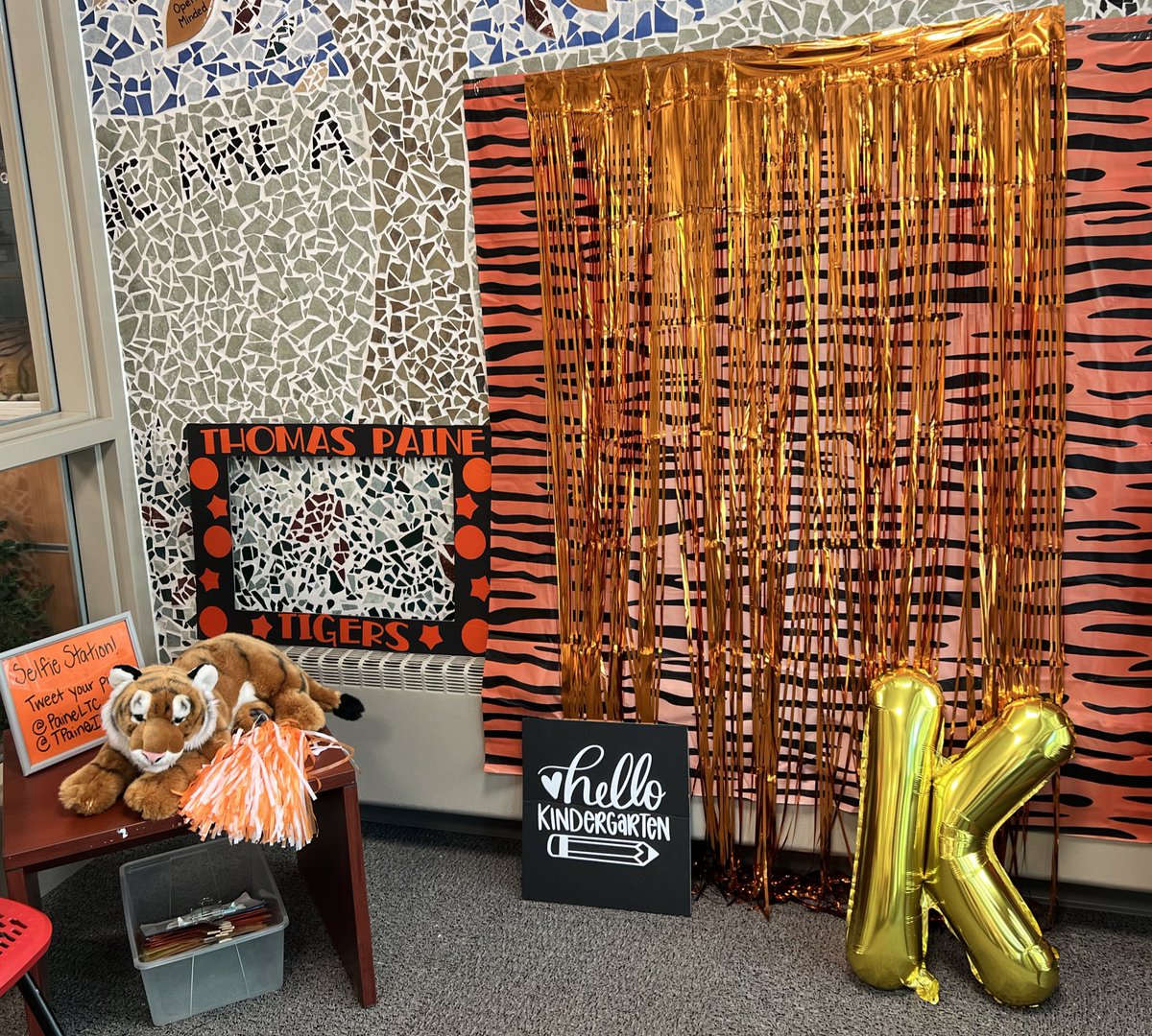 We are so excited to meet our newest Tigers at kindergarten screening! 🐅 <a href="/TPaineIES/">Thomas Paine Elementary</a>