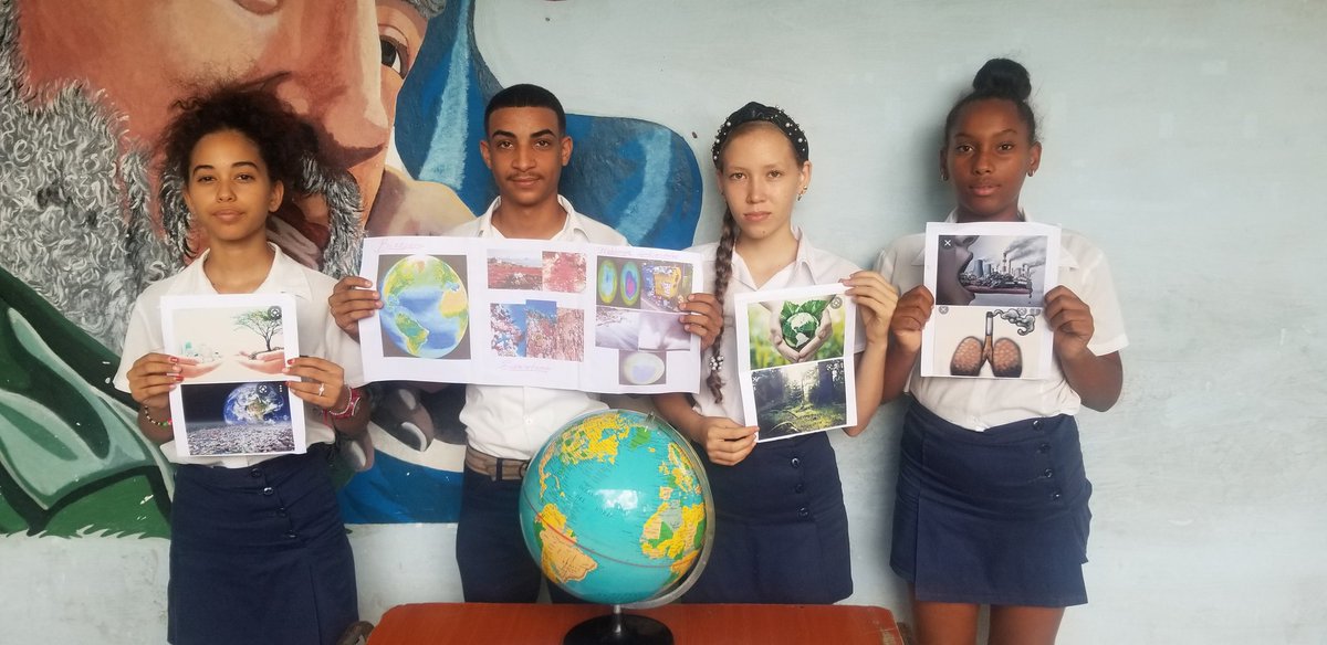 SBAlbertoFerna1's tweet photo. La Secundaria Básica Alberto Fernández Montes de Oca hoy 5 de junio celebra el día mundial del Medio Ambiente.@FundichelyRosa @RaulSamon @dpestgo @YamileMoracenM https://t.co/BzruC1V3Im