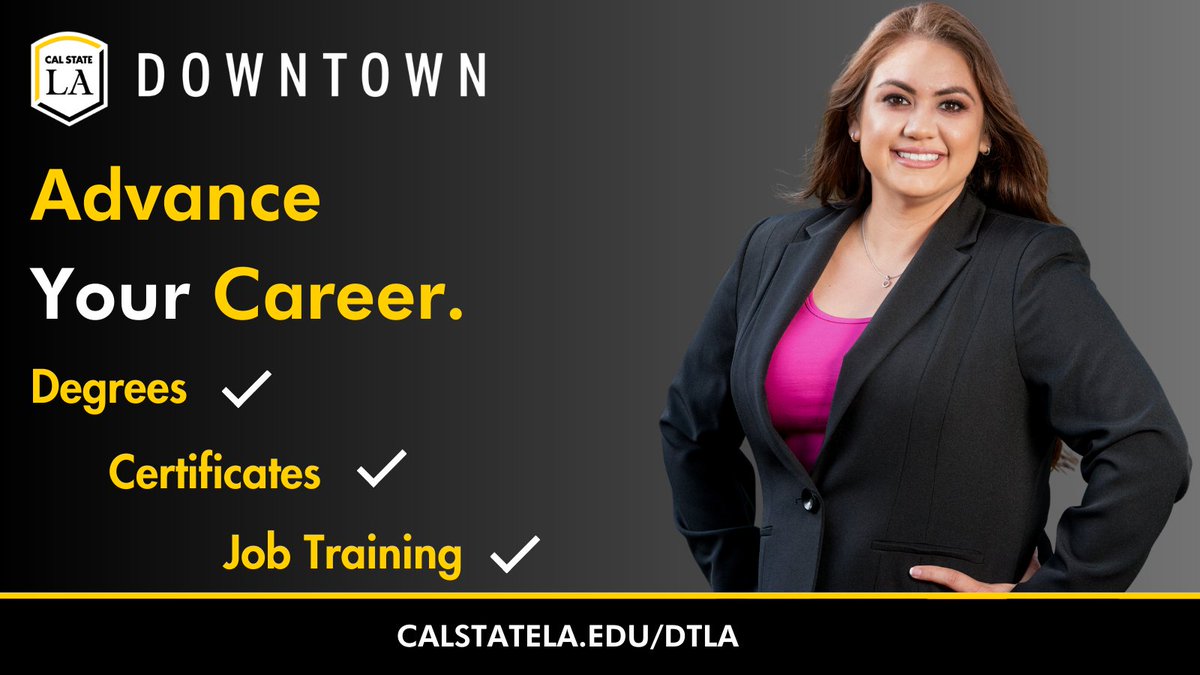 Upgrade your career this fall and register for non-credit programs in Project Management, SHRM and Medical Billing and Coding at @CalStateLA's @DTLACampus: calstatela.edu/dtla.