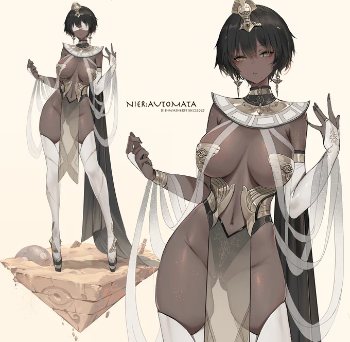2P.haraoh ...  #NieRAutomata #2B