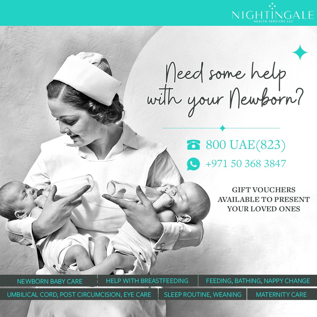 nightingaledxb's tweet photo. Newborn care in Dubai

Call 800823 for further details
or WhatsApp +971 50 368 3847

#newborn #care #newborncare #infant #infantcare #nurse #homenurse #homecare #newbornnurse #nightnurse #babycare #dubai https://t.co/WfPpaHJlNM