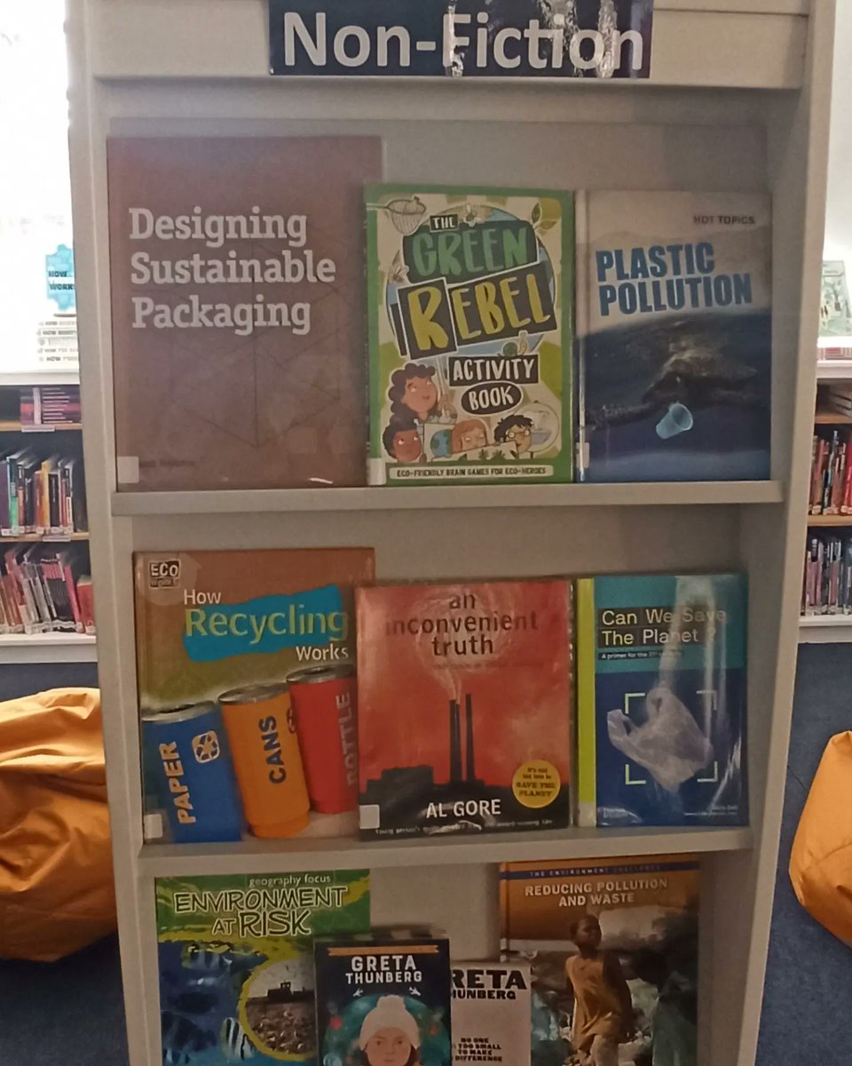 #worldenvironmentday 

#SCCSeniorLibrary #readingforpleasure #schoollibrary #schoollibrarian #englishliterature #childrensbooks  #todayareadertomorrowaleader #benefitsofreading #readingispower