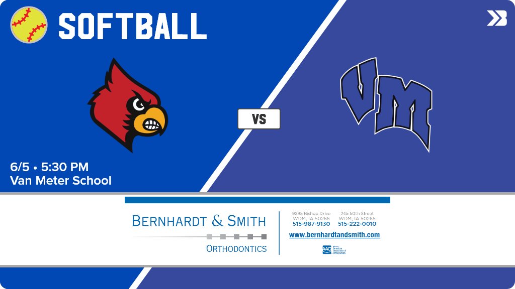 VanMeterAthletics on Twitter "Softball (Junior Varsity) Game Day