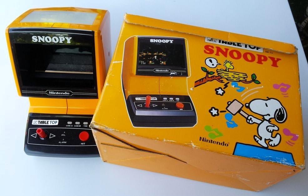 ZXRetro's tweet image. Snoopy is a Nintendo Game &amp;amp; Watch video game released in the Table Top series on June 5, 1983.