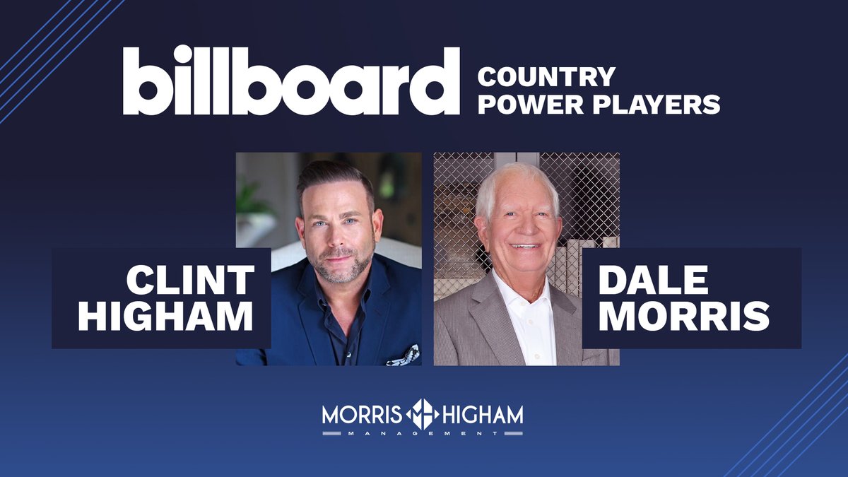morrishigham's tweet photo. MHM congratulates @ClintHigham and Dale Morris on being named among the 2023 Country Power Players by @billboard 💥💪🏼 

#teammhm #powerplayers #billboard https://t.co/2FUDcDv2X1