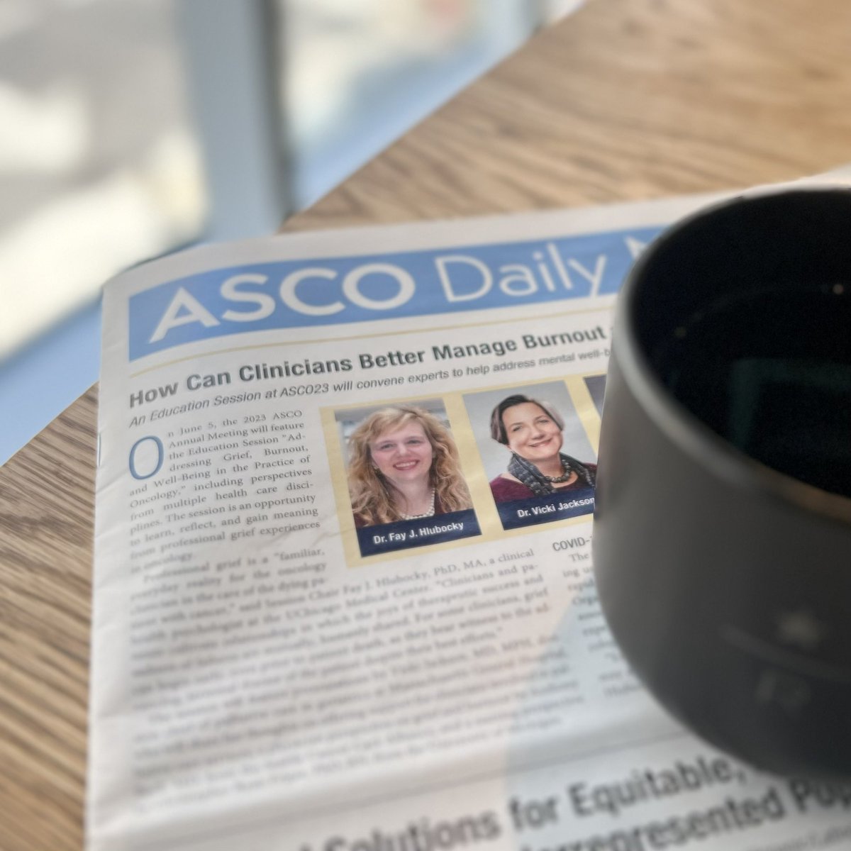 Last year @ESMO lek. Michał Wilk and @pawel_sobczuk addressed #physicianburnout — this year it’s making headlines along with #grief and #stress @ASCO and in the #ASCODailyNews 

#letstalkaboutit #doctorlife #bekindtoyourself #futureperspectives #asco23 #researchsaveslives