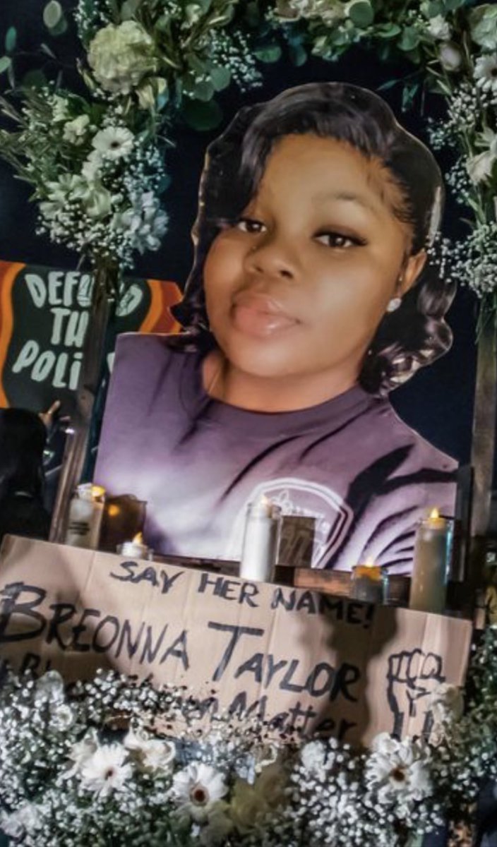 LqLana's tweet photo. Today Breonna Taylor should be anticipating her birthday celebration. Today Breonna Taylor should be turning 29. But she will never celebrate another birthday because she was shot to death in her home by police in a botched raid. #FreshVoicesRise #SayHerName https://t.co/sNdAEycdnn