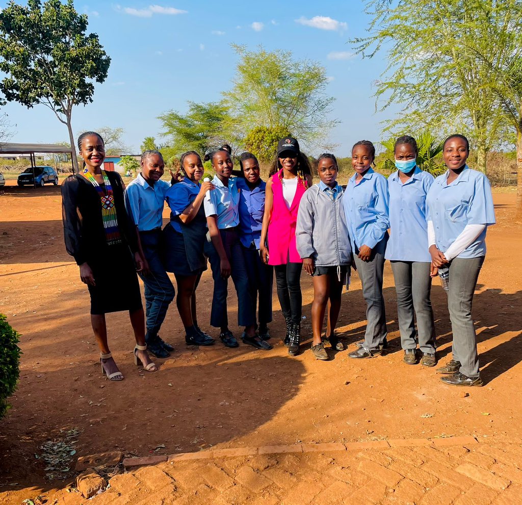 nymfoundationsa's tweet photo. 😃Exciting day of school tours in preparation for the 1st Annual Indigenous Champ Awards! Ntombhi Ya Mutsonga had a blast visiting Shikundu High School, Nkhavi Primary, Adolf Mhinga High and Pfukani Care Centre today. Inspiring young minds and celebrating indigenous excellence. https://t.co/8kJw36hK3X