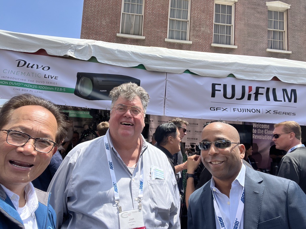 A great four days in Hollywood! Advanced Systems Group, LLC was on the Paramount Television Studios lot to see all the latest #tech at Cine Gear Expo and meet up with friends like Joshua Ewing at FUJINON Lenses, among many others. #2023CineGearExpoLA #cinegear #videoproduction