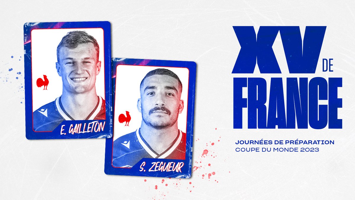 🇫🇷 Nos deux Palois 𝐄́𝐦𝐢𝐥𝐢𝐞𝐧 𝐆𝐚𝐢𝐥𝐥𝐞𝐭𝐨𝐧 et 𝐒𝐚𝐜𝐡𝐚 𝐙𝐞𝐠𝐮𝐞𝐮𝐫 participeront cette semaine à deux jours de préparation à la Coupe du Monde au Centre National de Rugby à Marcoussis !

#HonhaSection