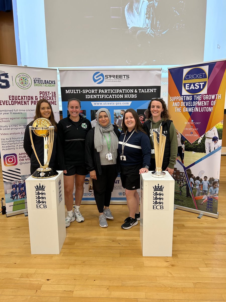 Challney Girls PE (@challneygirlspe) on Twitter photo The staff and students enjoyed the opportunity to see the ICC T20 and ODI World Cup trophies today. Thank you @Linkupstreets <a href="/Cricket_East/">Cricket East</a> <a href="/ECB_cricket/">England and Wales Cricket Board</a> #RaisingTheGame ๐ The staff and students enjoyed the opportunity to see the ICC T20 and ODI World Cup trophies today. Thank you @Linkupstreets <a href="/Cricket_East/">Cricket East</a> <a href="/ECB_cricket/">England and Wales Cricket Board</a> #RaisingTheGame ๐
