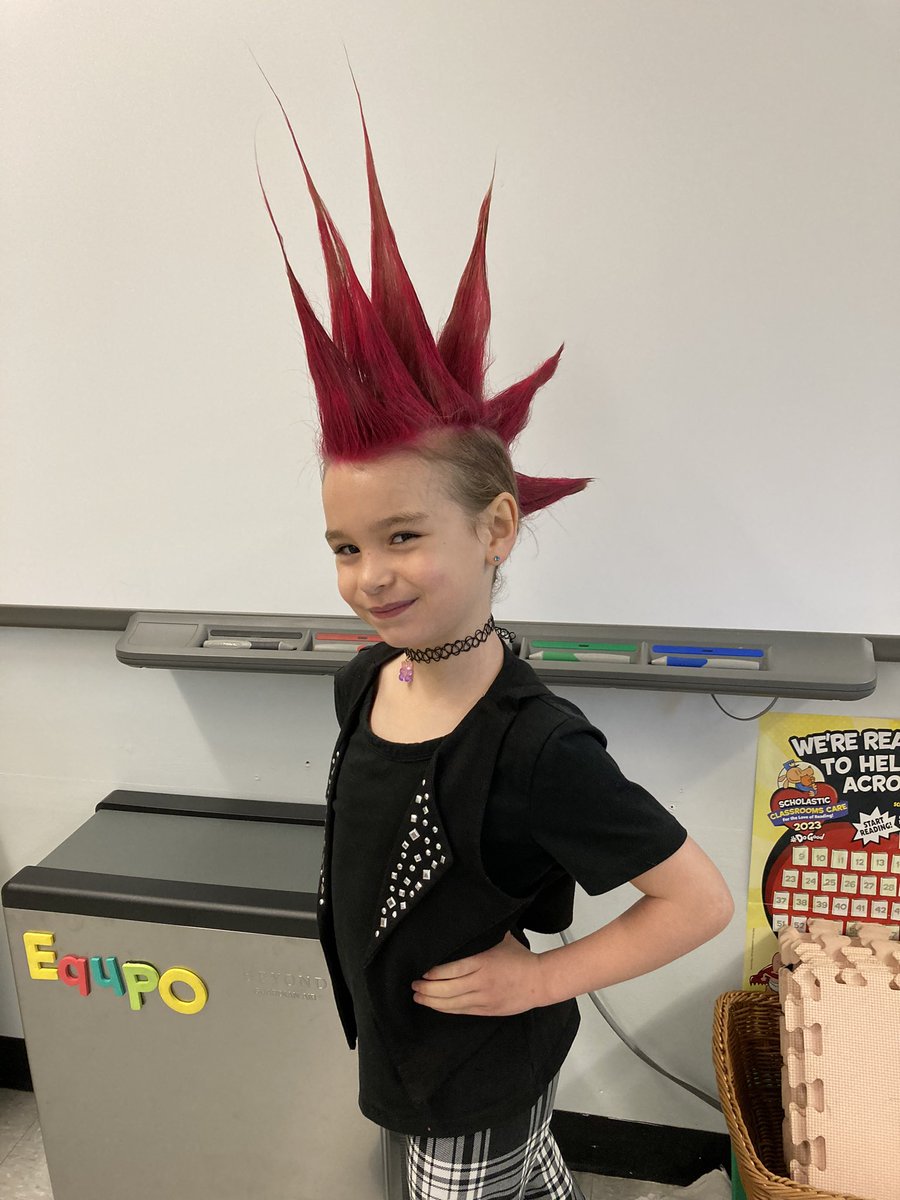 MsYoungSHA's tweet image. Some epic hairstyles today for Crazy Hair Day! @SHA_NL