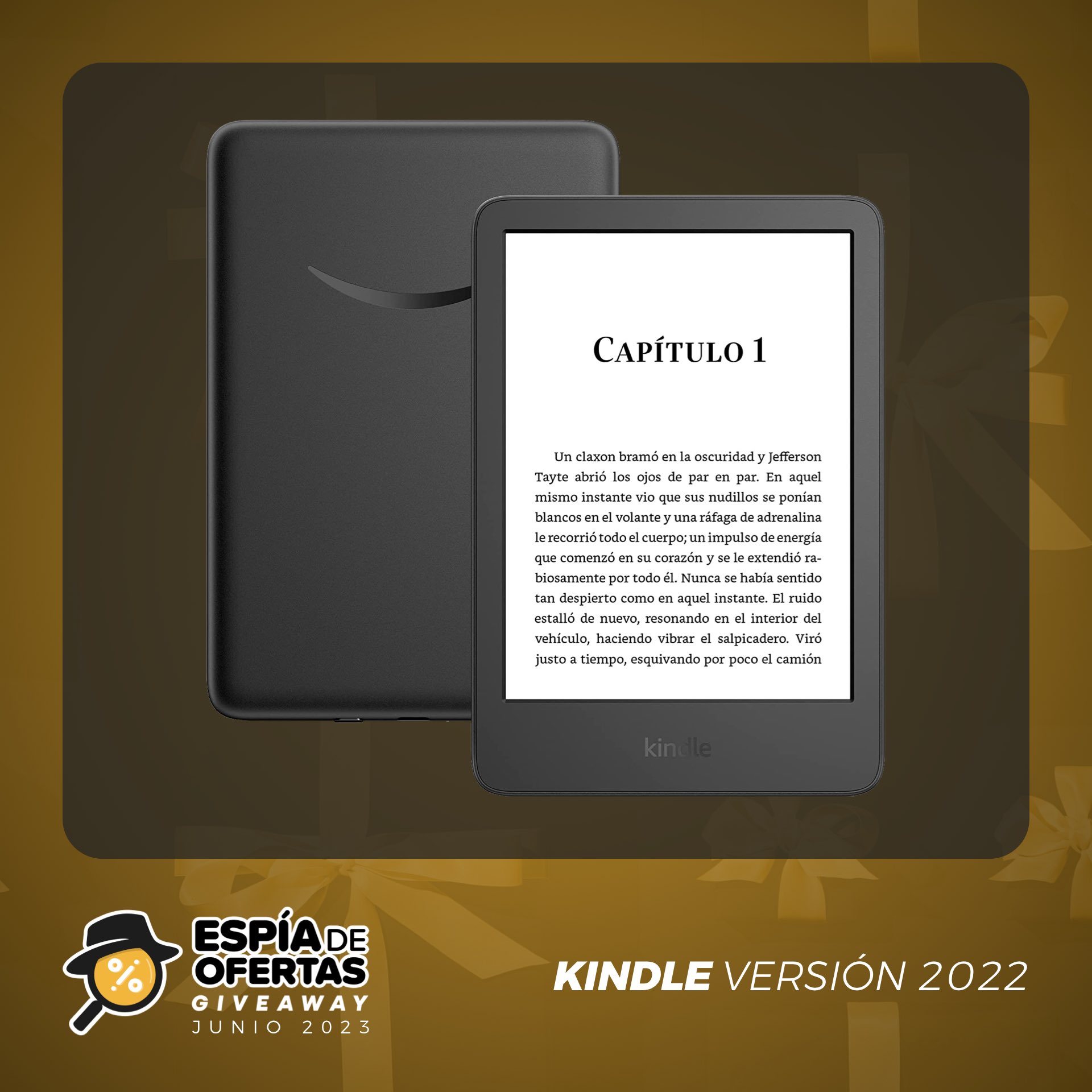 Espía de Ofertas on X: 🚨 🎁 ¡El giveaway de Espía de Ofertas de junio es  un lector de libros electrónicos Kindle versión 2022! (Solo para México)  Para participar deben: ✓ Seguirme