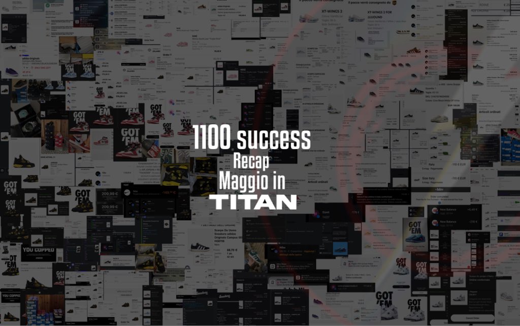 ⚡️1100+ success, Maggio in Titan⚡️