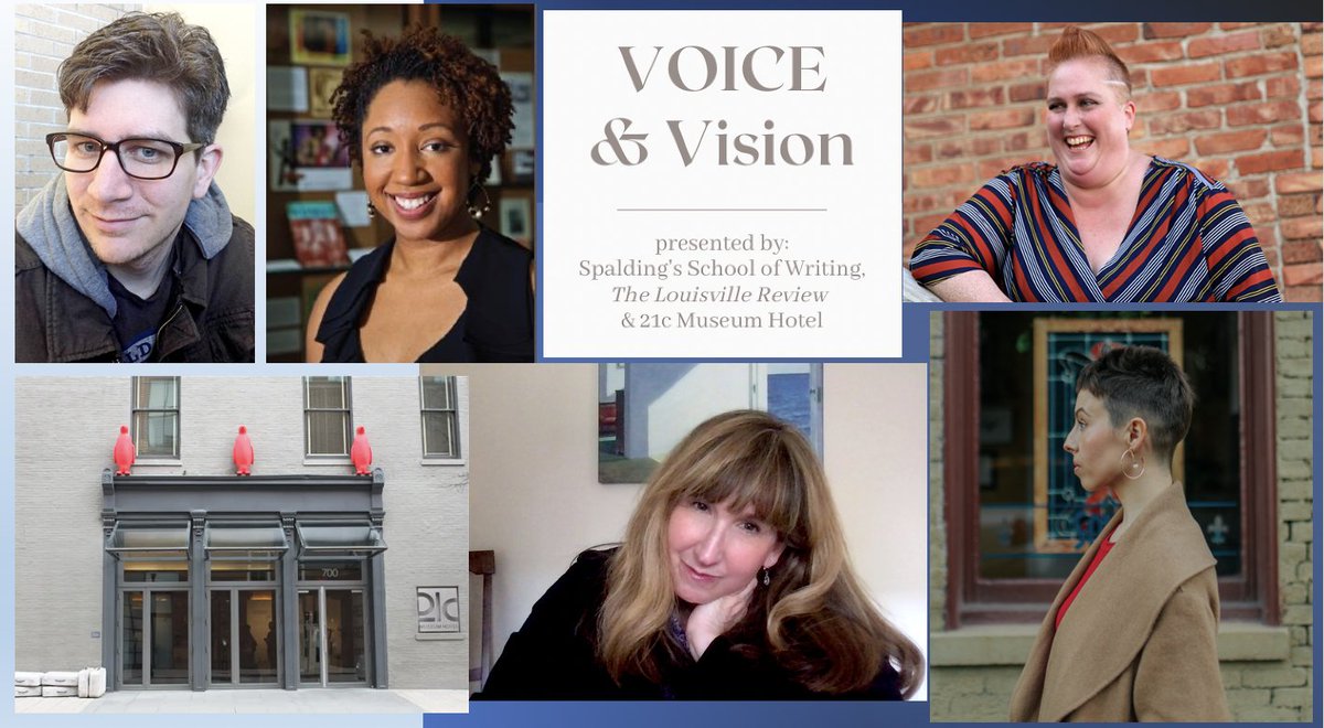 TheLouRev's tweet image. We're proud to partner with @spaldingwriting and @21cLouisville for Voice &amp;amp; Vision's Summer Reading Series.

We hope you'll join us on Thurs, June 15 at 6pm at 21c Louisville to celebrate the interrelatedness arts + Pride w an amazing lineup. More here:
mailchi.mp/639f4612ec3c/v…