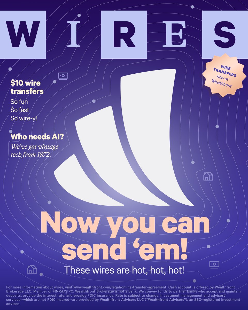 We may not be hitting a news stand near you, but wire transfers are officially hitting our Cash Account and we think that’s cover-worthy. Learn more about wire transfers: bit.ly/3NeXnJJ