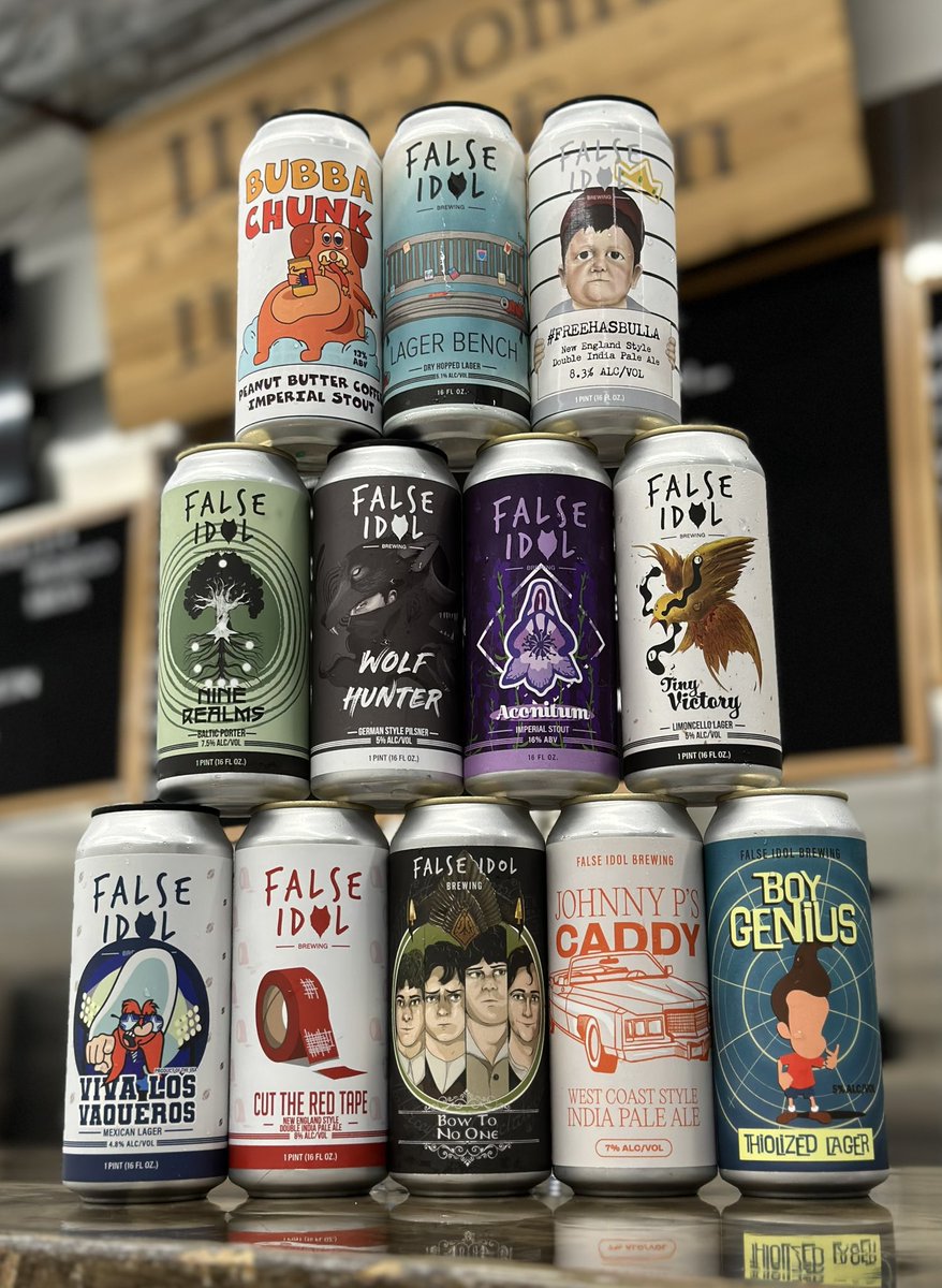 FalseIdolBrew's tweet photo. It’s Fill The Fridge Monday and we have 15% off all beer to go and $4 off flights until 3pm.
Our newest sale for online orders on Monday is 5% off beer to go with the discount code MONDAYS.
https://t.co/oNrgeVi6Q5
See you soon!
#fillthefridge #dfwbeer #falseidol #mondays https://t.co/Rg7QQi8J8C
