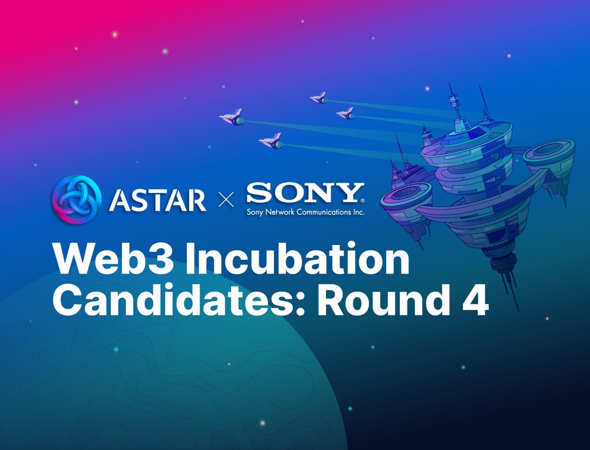 AstarNetwork's tweet image. 👀 We are excited to reveal the last batch of candidates for the Sony Network Communications x Astar Web3 Incubation Program!

These teams foster the adoption of blockchain with their NFT and Metaverse tech. 🌐

📖 Read their stories here:
astar.network/blog/the-sony-…