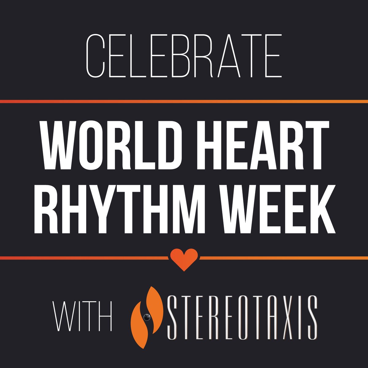 It’s #WorldHeartRhythmWeek! 💓
We encourage learning more about arrhythmias by watching our videos on RoboticHeartCare.com & Youtube.com/Stereotaxis.
Thanks, @HeartRhythm_US, @BlackoutsTrust, @AtrialFibUK for raising awareness & celebrating innovations in #ArrhythmiaTreatment.