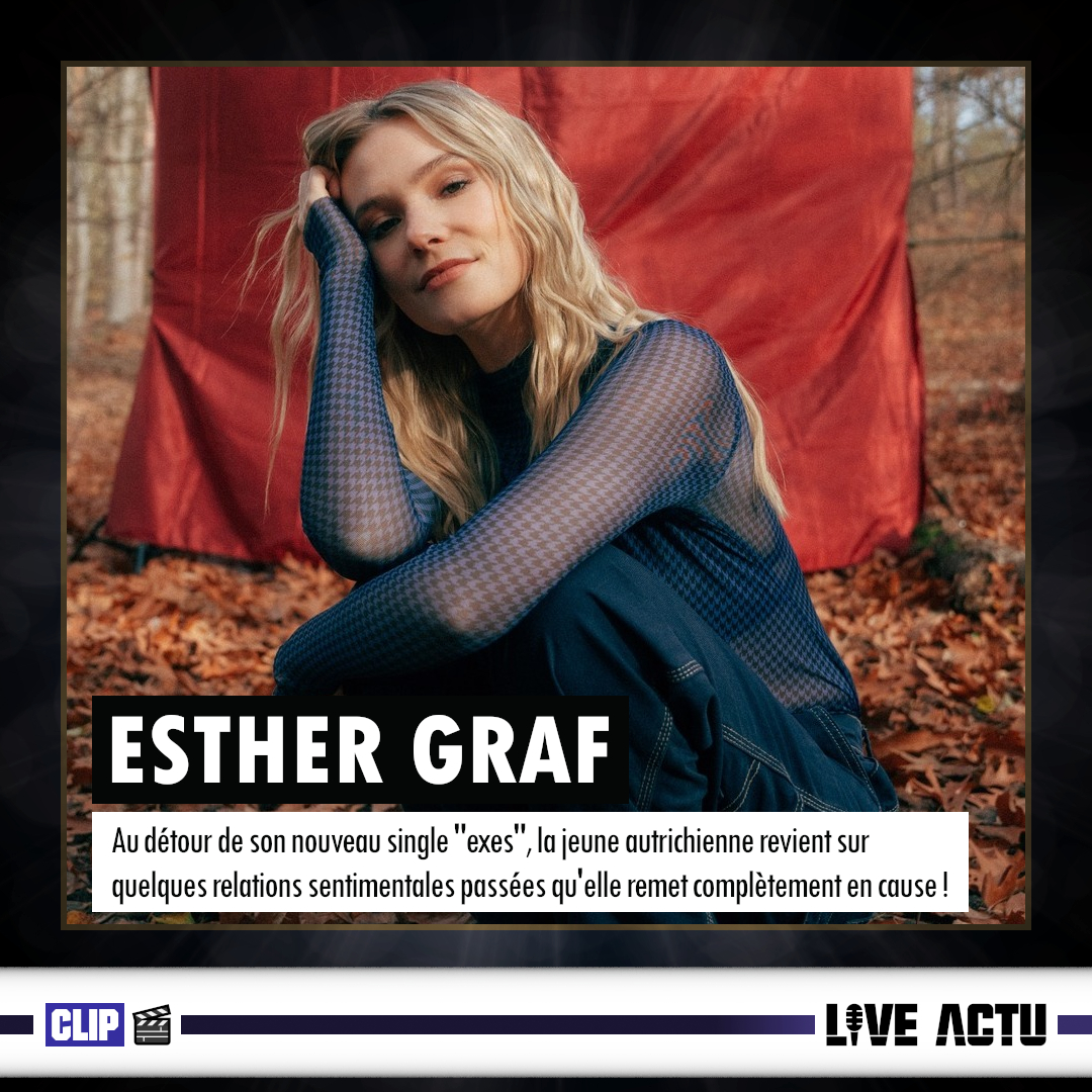 🎬 #Clip

L'autrichienne Esther Graf fait le point sur ses « exes » le temps de son nouveau single 🙌🔥

🔹 L'info flash 👉 instagram.com/p/CtHb2_tA_QK/
🔹 Voir le clip 👉 youtube.com/watch?v=ylZAGG…