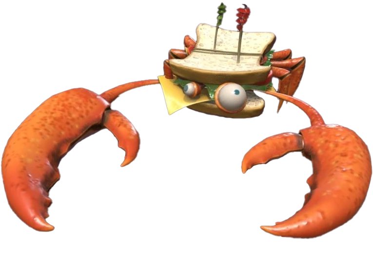 Daily Video Game Crab #7
Crab Sandwich
Game: Psychonauts: The Rhombus of Ruin