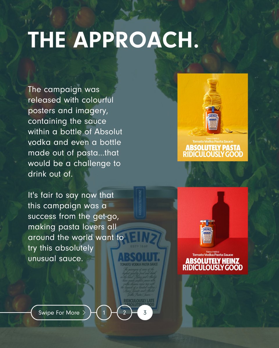 What's with all the sauce?🍅

We wanted to take a closer look into why these jars of pasta sauce were flying off the shelves in supermarkets, so here is 'Heinz &amp; Absolut - The Perfect Recipe'. ✨

blazemedia.co.uk

#digitalmedia #digitalmarketing #socialmedia #marketing